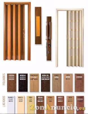 PPuertas plegables de pvc